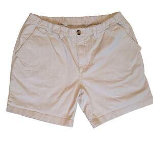 Chubbies Original Stretch Shorts Men's sz XL Waist 33" Length 7" Light Khaki